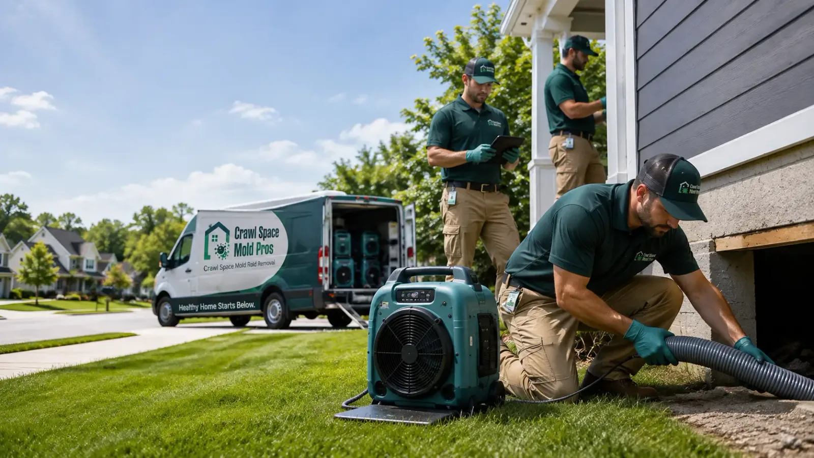 Crawl Space Mold Removal in Hingham, MA